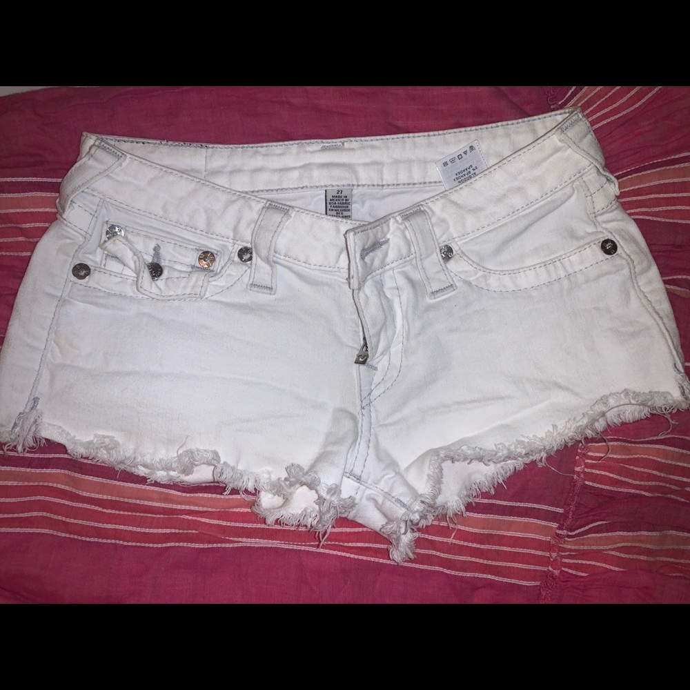 TRUE RELIGION Joey cut off womens shorts
